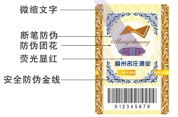 酒業(yè)防偽標簽
