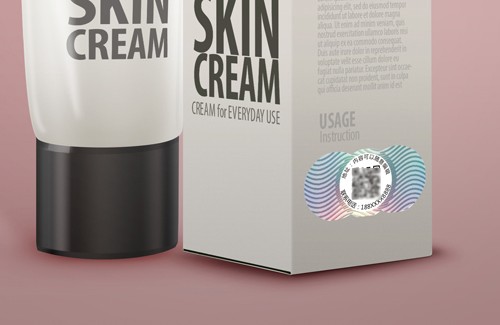 通過防偽標簽查詢化妝品面膜護膚品的真假